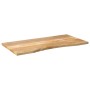Tablero escritorio con curva madera mango rugosa 140x50x2,5 cm de , Tableros para mesas - Ref: Foro24-370197, Precio: 89,18 €...