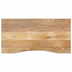 Tablero escritorio con curva madera mango rugosa 110x50x2,5 cm de , Tableros para mesas - Ref: Foro24-370195, Precio: 59,86 €...