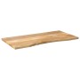 Tablero escritorio con curva madera mango rugosa 110x50x2,5 cm de , Tableros para mesas - Ref: Foro24-370195, Precio: 59,86 €...