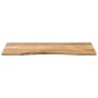 Tablero escritorio con curva madera mango rugosa 110x50x2,5 cm de , Tableros para mesas - Ref: Foro24-370195, Precio: 59,86 €...