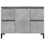 Armario de lavabo madera contrachapada gris hormigón 80x33x60cm de , Tocadores de baño - Ref: Foro24-857128, Precio: 97,36 €,...
