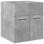 Set muebles de baño 2 piezas madera contrachapada gris hormigón de , Muebles de baño - Ref: Foro24-3324861, Precio: 132,19 €,...