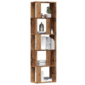 Estantería madera de ingeniería madera envejecida 45x24x159 cm de , Librerías y estanterías - Ref: Foro24-855784, Precio: 68,...