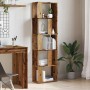 Estantería madera de ingeniería madera envejecida 45x24x159 cm de , Librerías y estanterías - Ref: Foro24-855784, Precio: 68,...