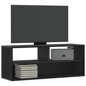 Mueble de TV madera de ingeniería y metal negro 100x31x39,5 cm de , Muebles TV - Ref: Foro24-848934, Precio: 47,01 €, Descuen...
