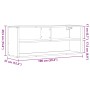 Mueble de TV madera de ingeniería y metal negro 100x31x39,5 cm de , Muebles TV - Ref: Foro24-848934, Precio: 57,86 €, Descuen...