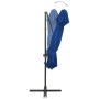 Sombrilla voladiza con cubierta doble azul azure 250x250 cm de vidaXL, Sombrillas - Ref: Foro24-312365, Precio: 137,72 €, Des...