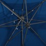Sombrilla voladiza con cubierta doble azul azure 250x250 cm de vidaXL, Sombrillas - Ref: Foro24-312365, Precio: 137,72 €, Des...