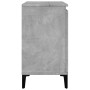 Armario de lavabo madera contrachapada gris hormigón 58x33x60cm de , Tocadores de baño - Ref: Foro24-857116, Precio: 46,09 €,...