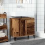 Armario de lavabo baño madera ingeniería envejecida 65x33x60 cm de , Tocadores de baño - Ref: Foro24-857123, Precio: 83,13 €,...
