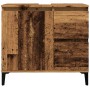 Armario de lavabo baño madera ingeniería envejecida 65x33x60 cm de , Tocadores de baño - Ref: Foro24-857123, Precio: 83,13 €,...
