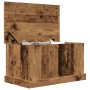 Caja de almacenaje madera de ingeniería envejecida 70x40x38 cm de , Baúles de almacenamiento - Ref: Foro24-857161, Precio: 78...