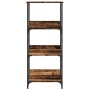 Estantería madera ingeniería madera envejecida 50x33x117,5 cm de , Librerías y estanterías - Ref: Foro24-857466, Precio: 66,6...