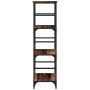 Estantería madera ingeniería madera envejecida 50x33x117,5 cm de , Librerías y estanterías - Ref: Foro24-857466, Precio: 66,6...