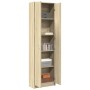 Armario de pasillo madera ingeniería roble Sonoma 55x25x189 cm de , Armarios roperos - Ref: Foro24-3324113, Precio: 105,38 €,...