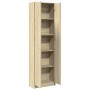 Armario de pasillo madera ingeniería roble Sonoma 55x25x189 cm de , Armarios roperos - Ref: Foro24-3324113, Precio: 105,38 €,...