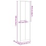 Armario de pasillo madera ingeniería roble Sonoma 55x25x189 cm de , Armarios roperos - Ref: Foro24-3324113, Precio: 105,38 €,...