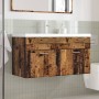 Mueble baño con lavabo integrado madera envejecida de , Muebles de baño - Ref: Foro24-3328585, Precio: 234,85 €, Descuento: %