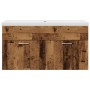 Mueble baño con lavabo integrado madera envejecida de , Muebles de baño - Ref: Foro24-3328585, Precio: 234,85 €, Descuento: %