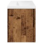 Mueble baño con lavabo integrado madera envejecida de , Muebles de baño - Ref: Foro24-3328585, Precio: 234,85 €, Descuento: %