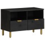 Mueble de TV madera de ingeniería negro 70x33x46 cm de , Almacenamiento para CD y DVD - Ref: Foro24-4017649, Precio: 89,41 €,...