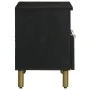 Mueble de TV madera de ingeniería negro 70x33x46 cm by , CD and DVD storage - Ref: Foro24-4017649, Price: 88,27 €, Discount: %