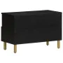 Mueble de TV madera de ingeniería negro 70x33x46 cm by , CD and DVD storage - Ref: Foro24-4017649, Price: 88,27 €, Discount: %