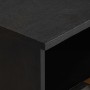Mesita de noche madera maciza de ingeniería negra 40x33x46 cm de , Mesitas de noche - Ref: Foro24-4017654, Precio: 59,73 €, D...