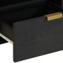 Mesita de noche madera maciza de ingeniería negra 40x33x46 cm de , Mesitas de noche - Ref: Foro24-4017654, Precio: 59,73 €, D...