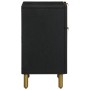 Mesita de noche madera de ingeniería negra 50x33x60 cm de , Mesitas de noche - Ref: Foro24-4017656, Precio: 75,81 €, Descuent...