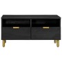 Mesa de centro madera de ingeniería negra 80x54x40 cm de , Mesas de centro - Ref: Foro24-4017661, Precio: 133,22 €, Descuento: %