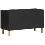 Mueble de TV madera de ingeniería negro 80x33x46 cm de , Almacenamiento para CD y DVD - Ref: Foro24-4017663, Precio: 81,13 €,...