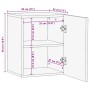 Mueble de baño colgante madera de ingeniería negro 38x33x48 cm de , Muebles de baño - Ref: Foro24-4017668, Precio: 79,82 €, D...