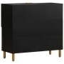 Aparador de madera de ingeniería negro 80x33x75 cm de , Almacenamiento para CD y DVD - Ref: Foro24-4017675, Precio: 105,94 €,...