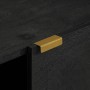 Aparador de madera de ingeniería negro 80x33x75 cm de , Almacenamiento para CD y DVD - Ref: Foro24-4017675, Precio: 105,94 €,...
