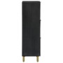 Aparador alto de madera de ingeniería negro 40x33x110 cm de , Almacenamiento para CD y DVD - Ref: Foro24-4017677, Precio: 110...