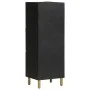 Aparador alto de madera de ingeniería negro 40x33x110 cm de , Almacenamiento para CD y DVD - Ref: Foro24-4017677, Precio: 108...