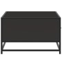 Mesa de centro de madera ingeniería y metal negro 90x57x35 cm de , Mesas de centro - Ref: Foro24-848754, Precio: 69,90 €, Des...