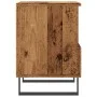 Mesita de noche madera ingeniería madera envejecida 40x35x50 cm de , Mesitas de noche - Ref: Foro24-857376, Precio: 54,40 €, ...