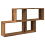 Estante de pared madera de ingeniería envejecida 100x18x53 cm de , Estantes y estanterías - Ref: Foro24-856592, Precio: 38,70...