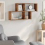 Estante de pared madera de ingeniería envejecida 100x18x53 cm de , Estantes y estanterías - Ref: Foro24-856592, Precio: 38,70...