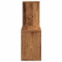Estante de pared madera de ingeniería envejecida 100x18x53 cm de , Estantes y estanterías - Ref: Foro24-856592, Precio: 38,70...