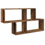 Estante de pared madera de ingeniería envejecida 100x18x53 cm de , Estantes y estanterías - Ref: Foro24-856592, Precio: 38,70...