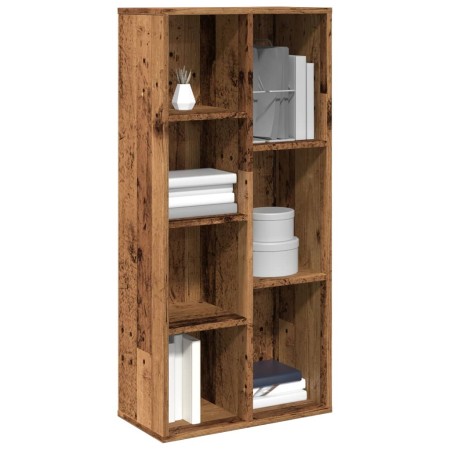 Estantería madera envejecida 50x25x104 cm de , Librerías y estanterías - Ref: Foro24-855964, Precio: 67,22 €, Descuento: %