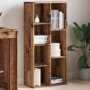 Estantería madera envejecida 50x25x104 cm de , Librerías y estanterías - Ref: Foro24-855964, Precio: 67,22 €, Descuento: %