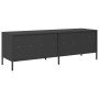 Mueble para TV acero laminado en frío negro 135x39x43,5 cm de , Muebles TV - Ref: Foro24-851334, Precio: 127,98 €, Descuento: %