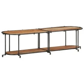 Mueble de TV madera maciza de acacia 160x42x40 cm de , Almacenamiento para CD y DVD - Ref: Foro24-4013492, Precio: 114,83 €, ...