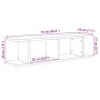 Estantes pared 2uds madera ingeniería roble artisian 75x18x20cm de , Estantes y estanterías - Ref: Foro24-856599, Precio: 32,...