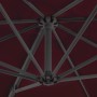 Sombrilla voladiza con palo de aluminio rojo burdeos 250x250 cm de vidaXL, Sombrillas - Ref: Foro24-312304, Precio: 95,09 €, ...