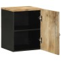 Armario colgante baño madera maciza mango negro 38x33,5x48 cm de , Muebles de baño - Ref: Foro24-4018648, Precio: 84,80 €, De...